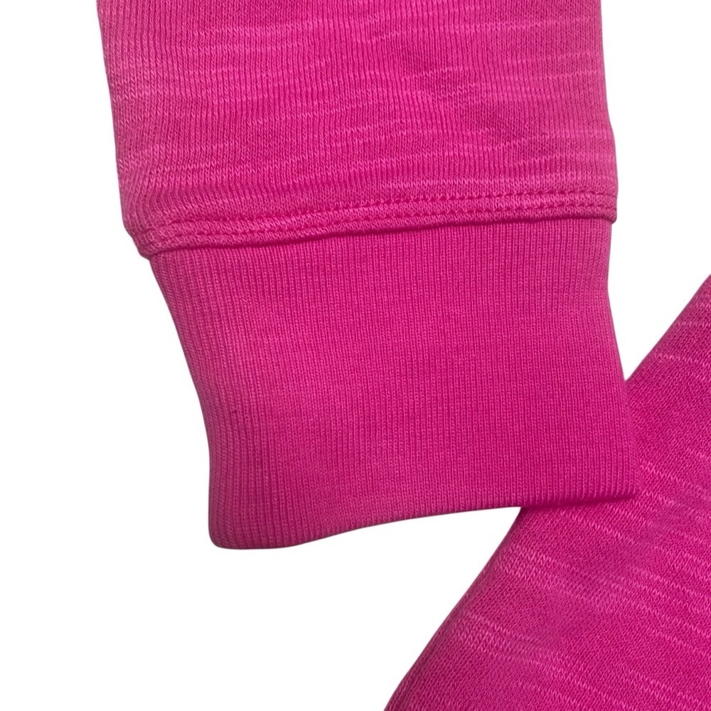 Crewcuts Bright Pink French Terry Sweatshirt 100% Cotton Pullover NWT Size M - Picture 5 of 11